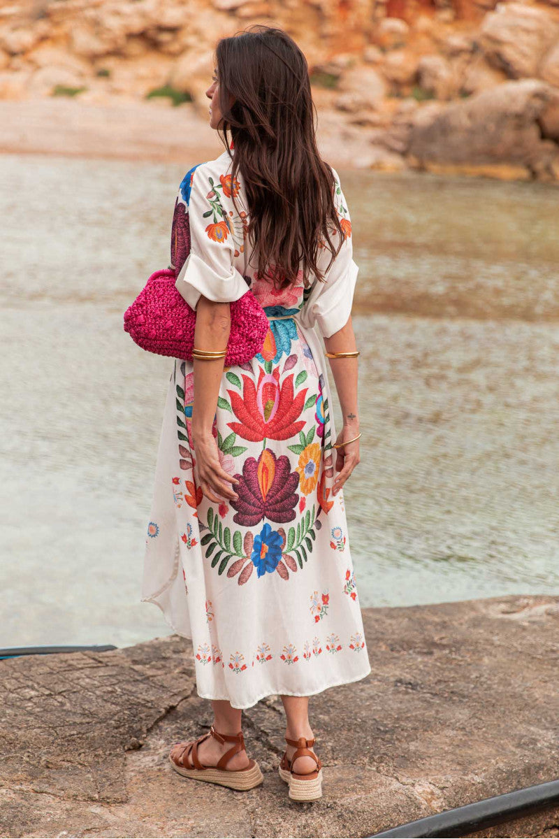 Printed Loose Beach Dress