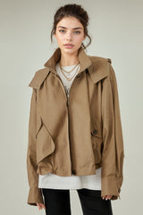 Veste cargo - Marron