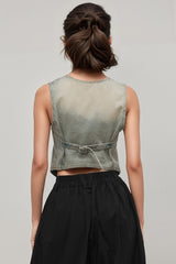 Jeansweste - Verwaschenes Blau