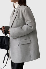 Blazer classique et chaud - Gris