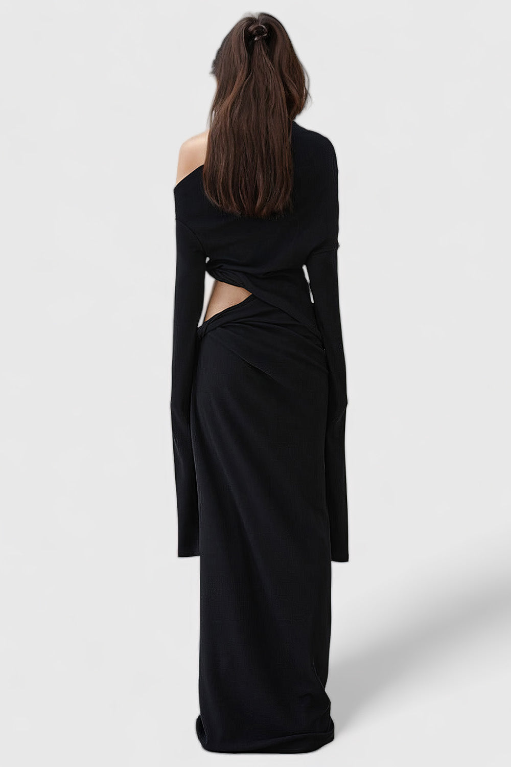 Elastisches 2-teiliges Set - Schwarz