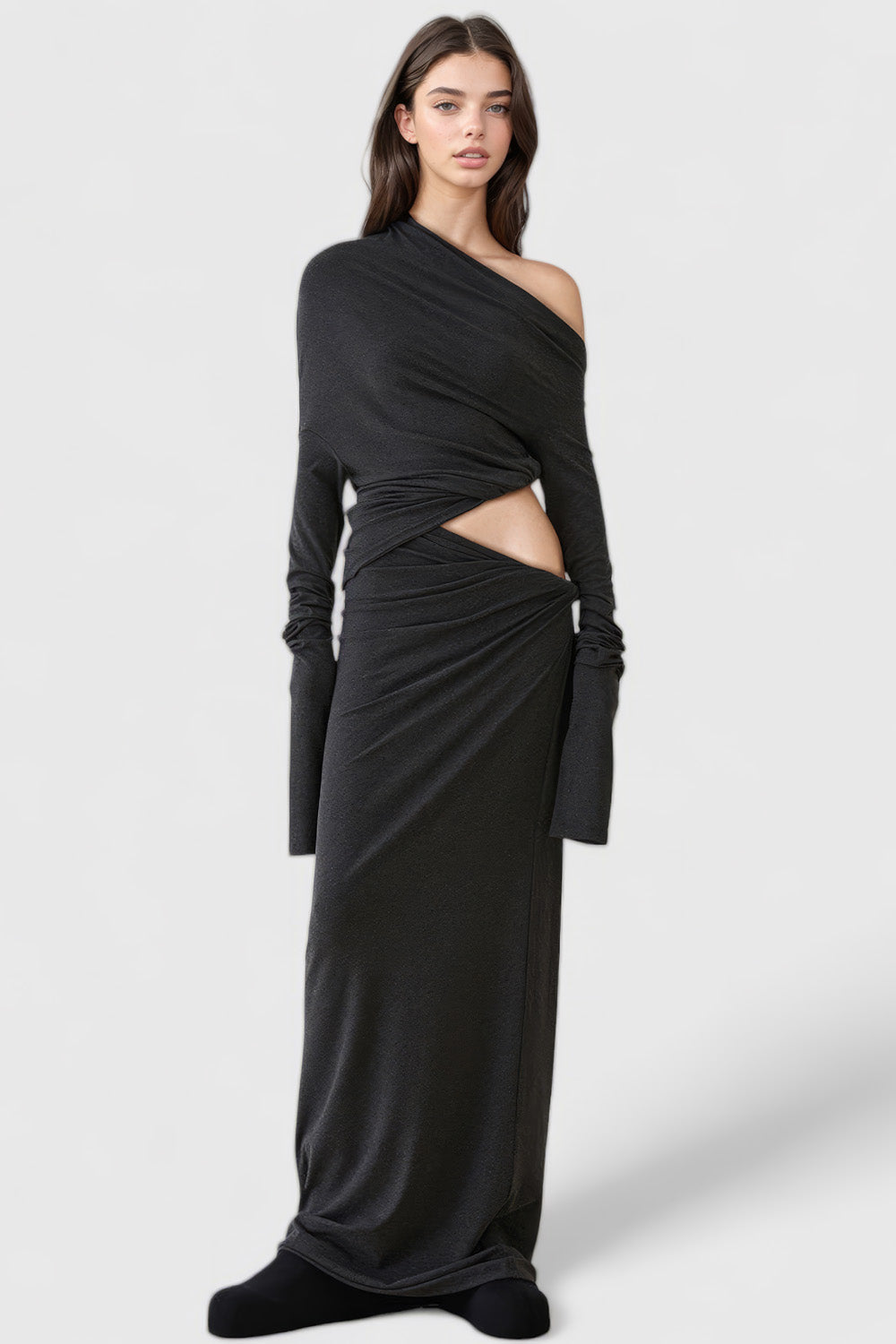 Elastisches 2-teiliges Set - Dunkelgrau