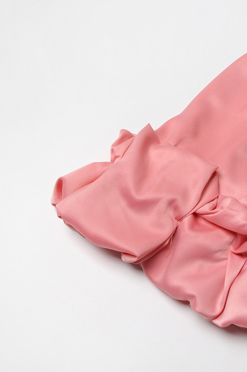 Mini Dress with Detail at Hem - Pink