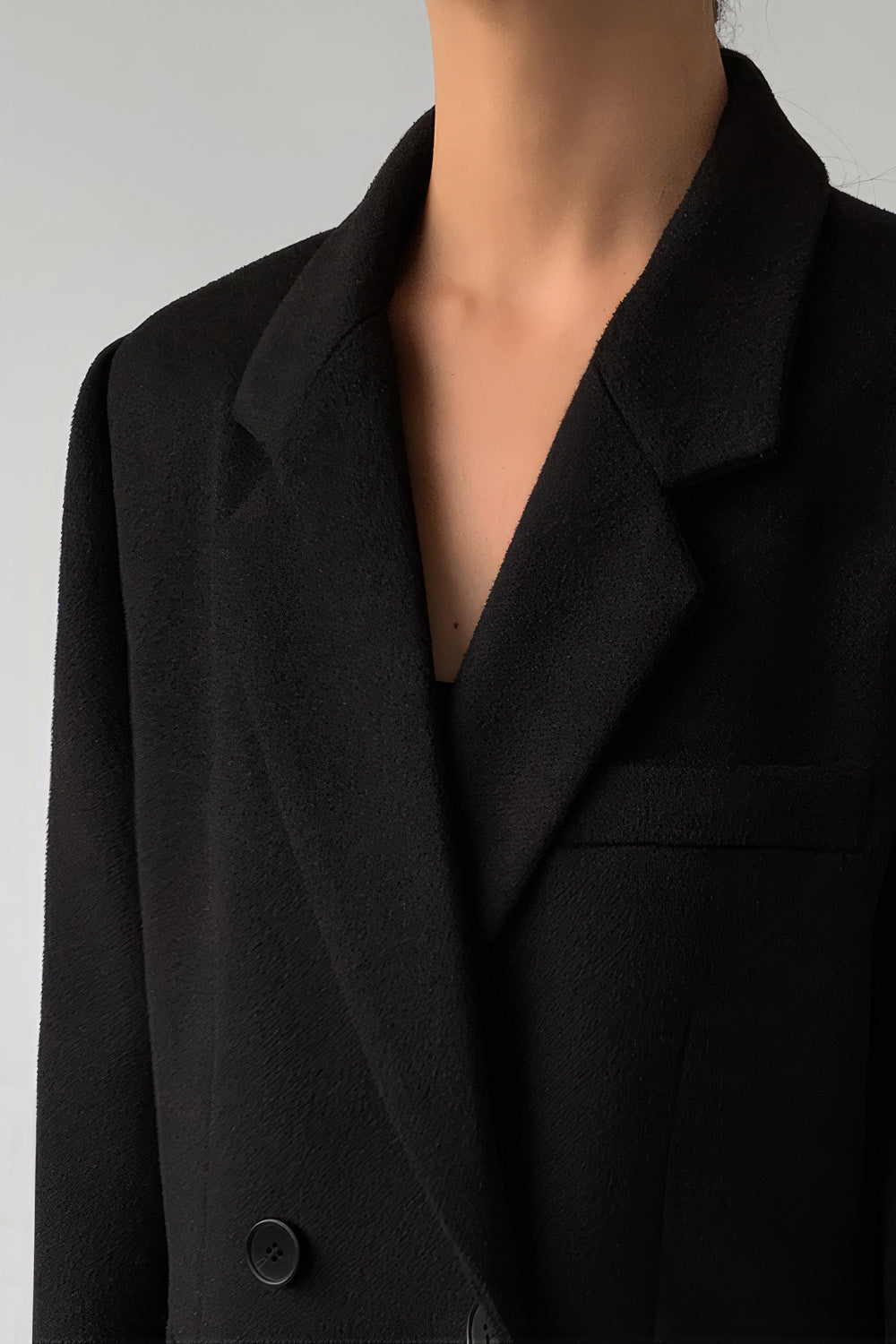 Blazer classique et chaud - Noir