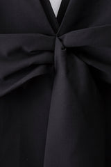 Robe Blazer Sans Manches - Noir