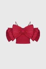 Ribbon Top - Red