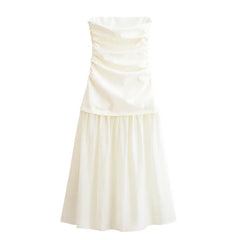 Crème Whirl Dress