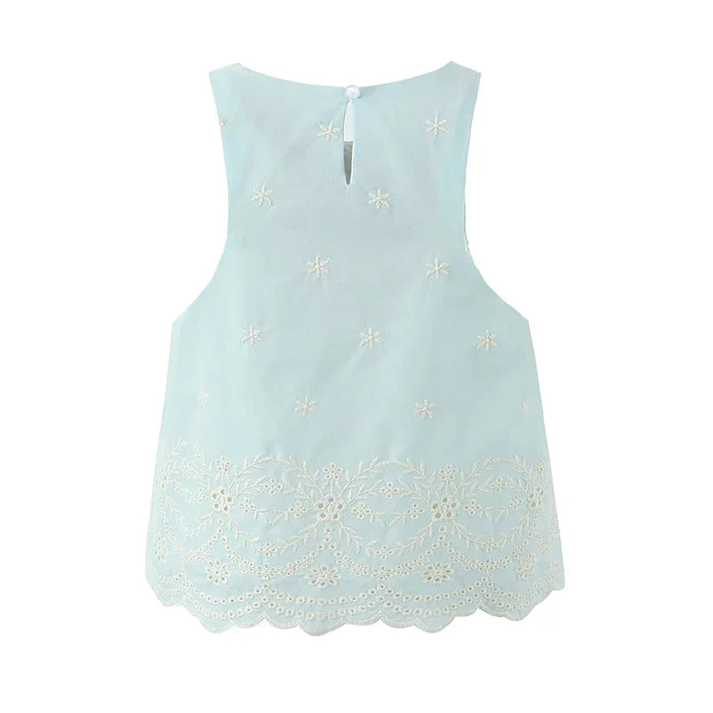 Aegean Blue Top