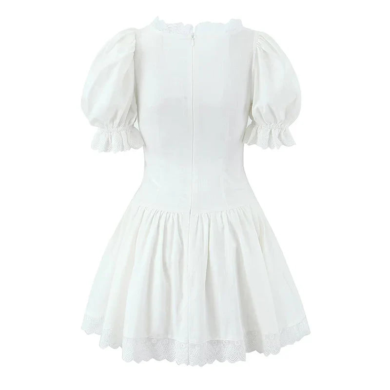 Velvet Cream Dress