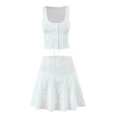 Lace  Bows Skirt