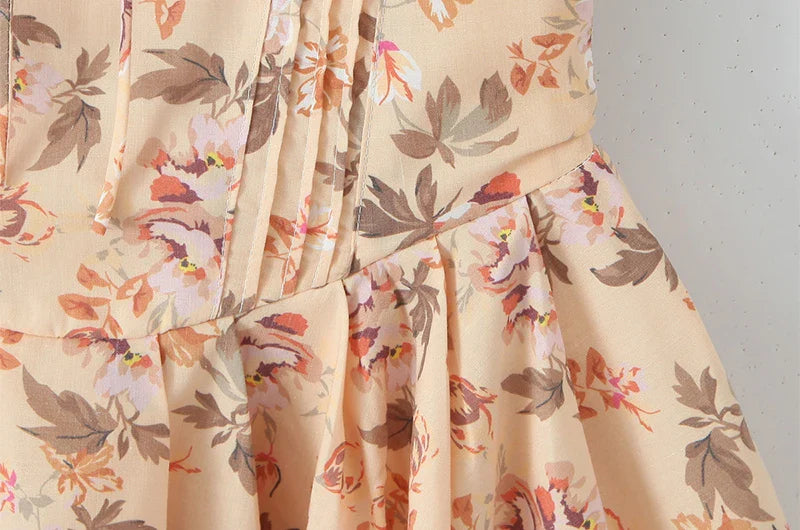 Falling Petals Mini Dress