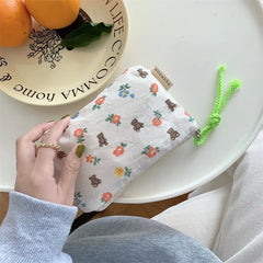 Cute Flower Make up Bag