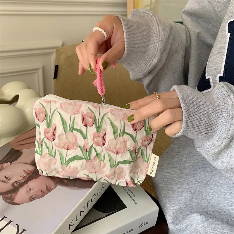Cute Flower Make up Bag