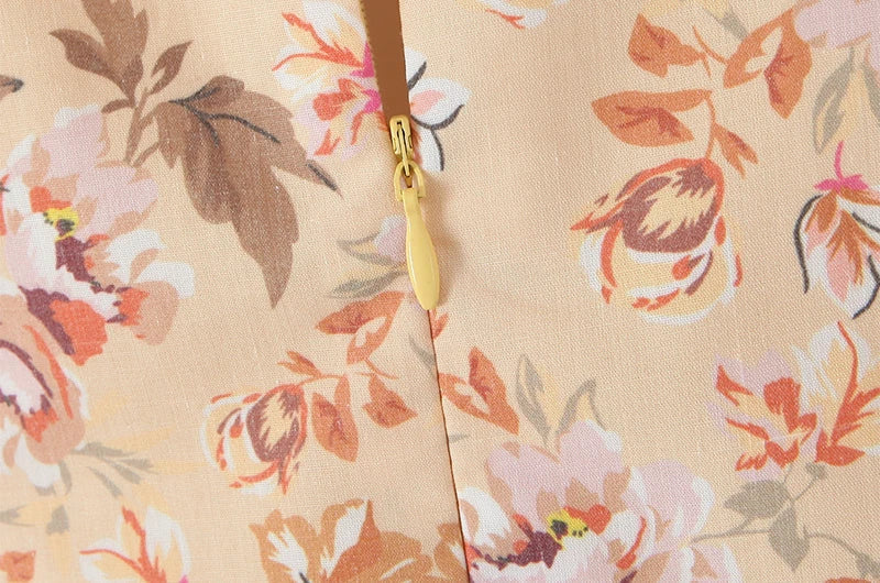 Falling Petals Mini Dress