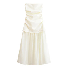 Crème Whirl Dress