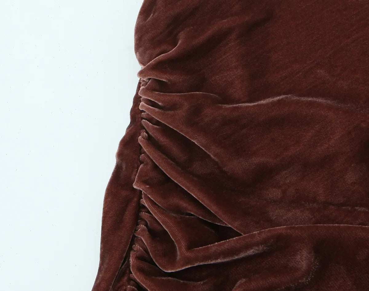 Chestnut Glow Dress