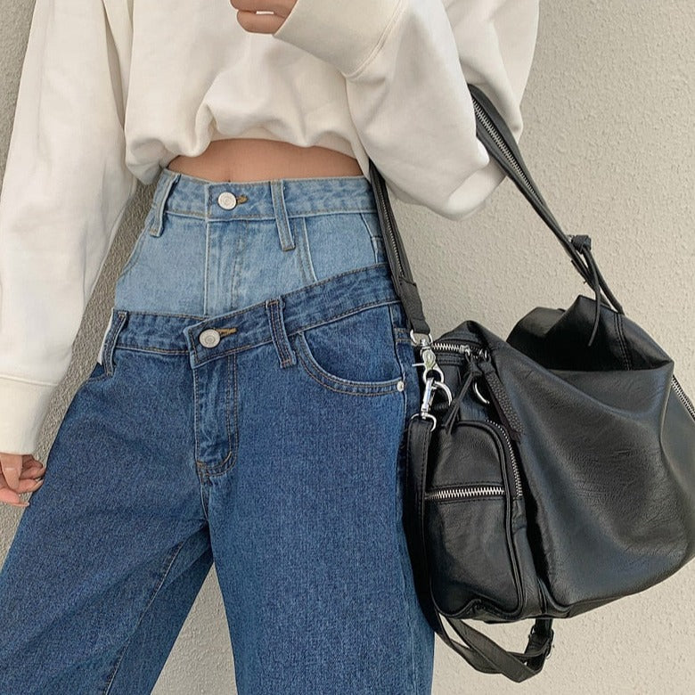 RENHO DOUBLE Waist JEANS