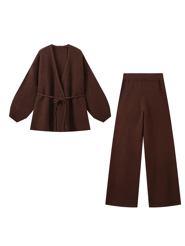 Golden Mist Knit Set