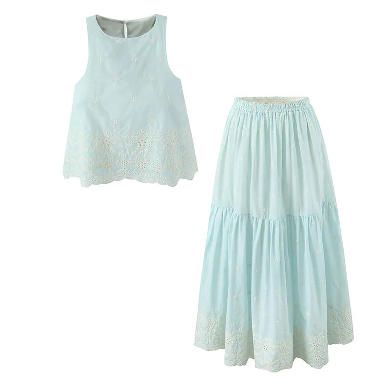 Aegean Blue Skirt