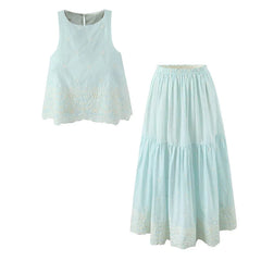 Aegean Blue Skirt
