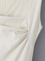 Fondness Frill Cream Dress