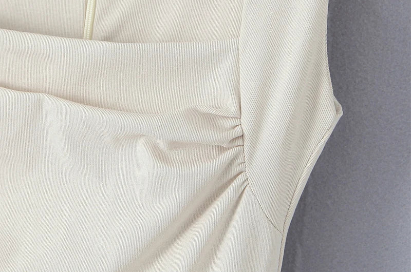 Fondness Frill Cream Dress