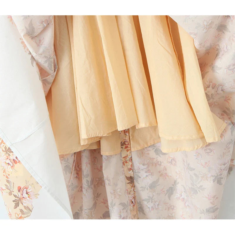 Falling Petals Midi Dress
