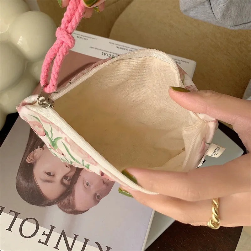 Cute Flower Make up Bag