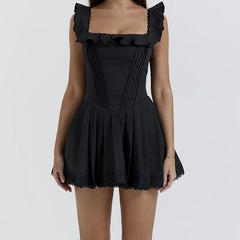 LIAMMA Black Mini Dress