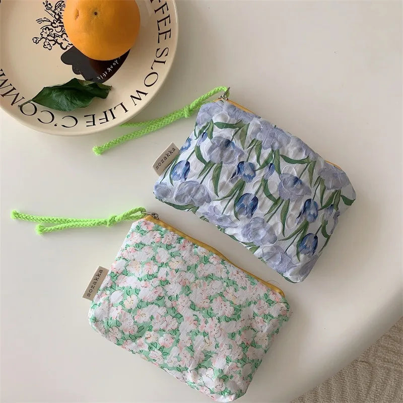Cute Flower Make up Bag