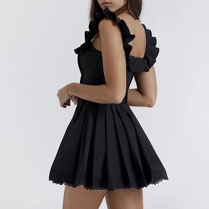 LIAMMA Black Mini Dress