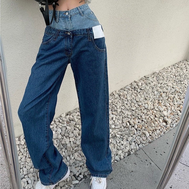 RENHO DOUBLE Waist JEANS