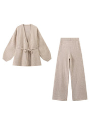 Golden Mist Knit Set