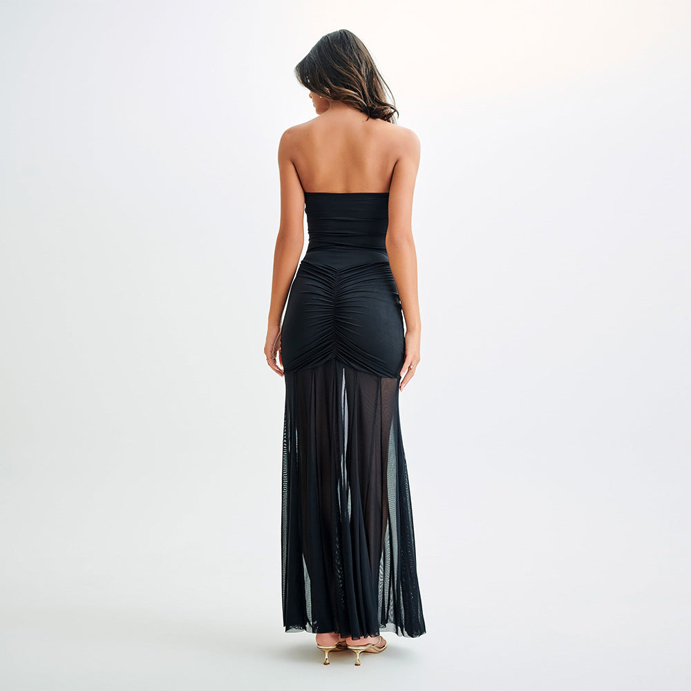 OFF SHOULDER Rückenfreies Maxikleid