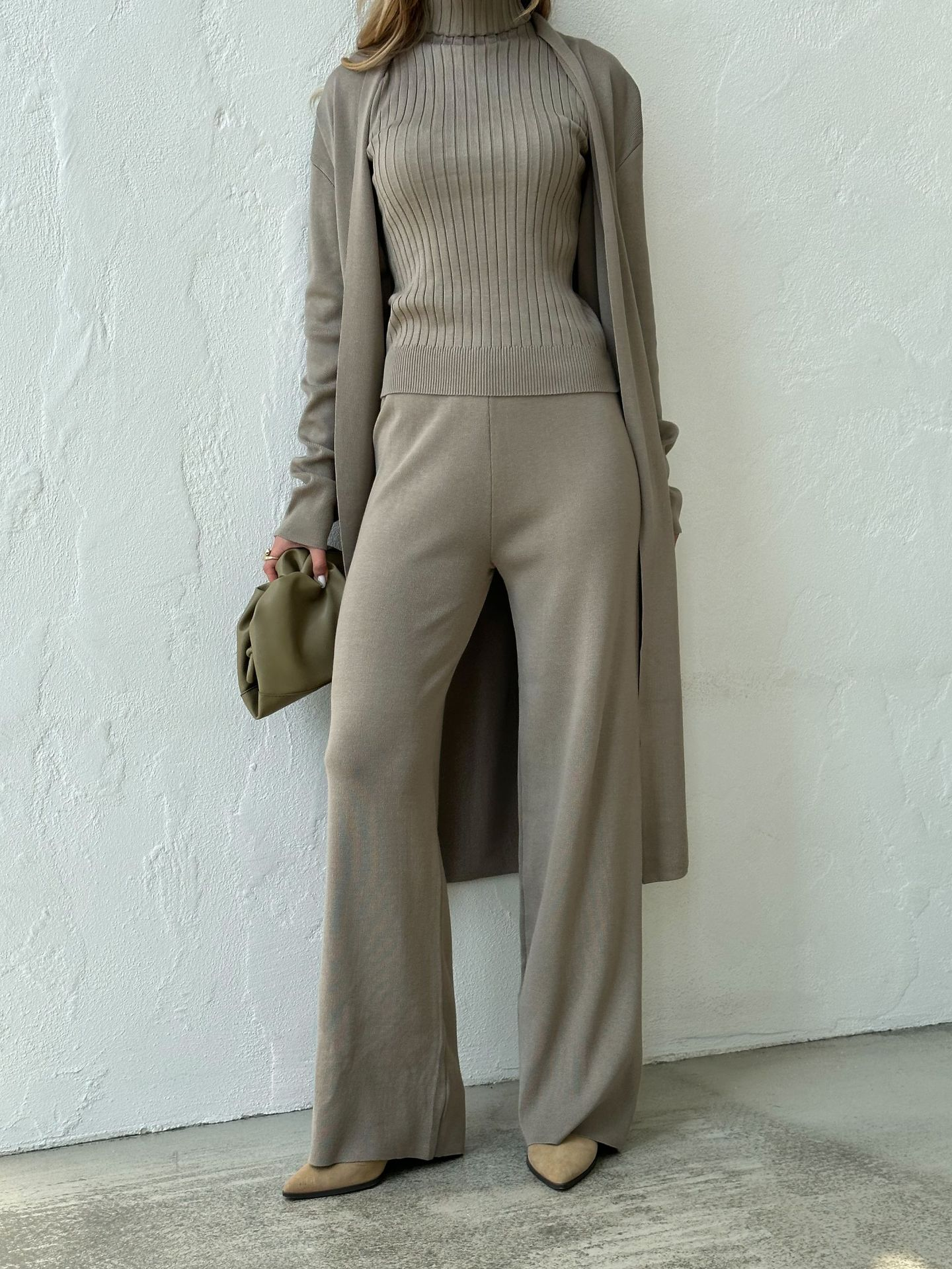 Cozy Cardigan Three Piece Set