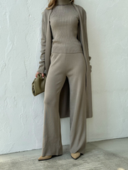 Cozy Cardigan Three Piece Set