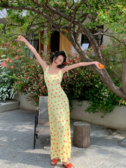 Dreamy Hawaii Halter Dress