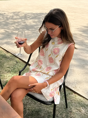 Print Sleeveless Short Dress