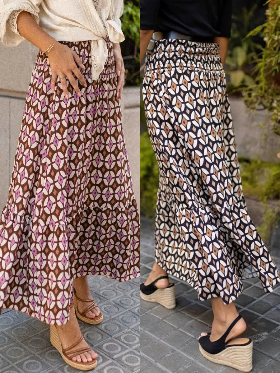 Elastic Waist Skirt