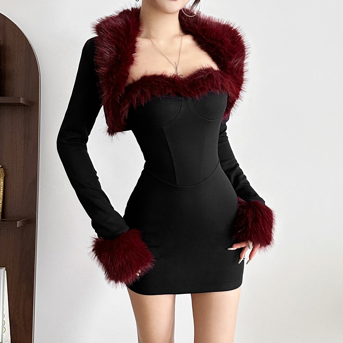 Fluffy A-Line Dress