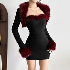 Fluffy A-Line Dress