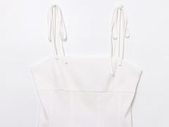Casual Tie-Up Decorative Bow Suspender