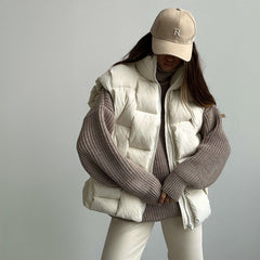 GILET BLANC en duvet
