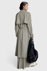 Regular Trenchcoat mit Gürtel - Vanille