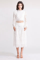 Lace 2-Piece Set - White