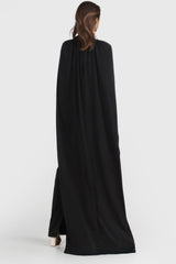 Cape Maxikleid - Schwarz