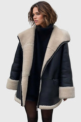 Doubleface-Jacke - Schwarz