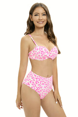 Einfarbiges Sling-Bikini-Set