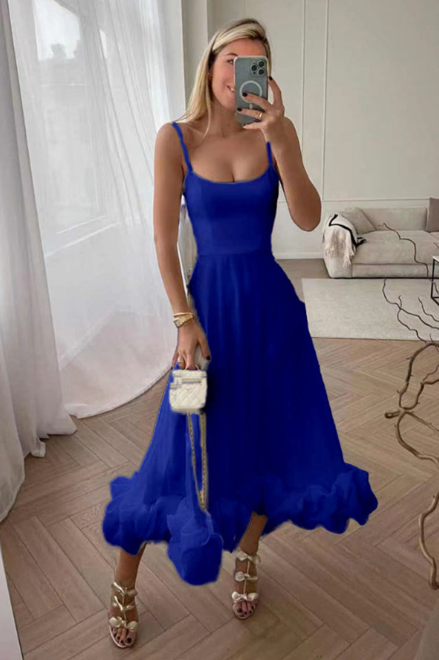 flounce bustier midi dress dupe Flounce Bustier Midi Dress DVL Shop