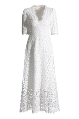 Emily in Paris White Maxi Dress